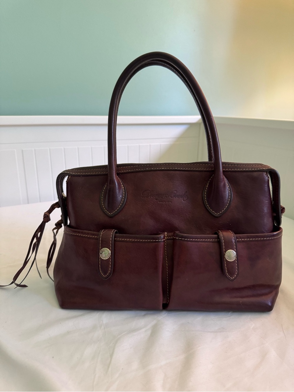 Dooney and Bourke Leather Florentine Medium East West Satchel